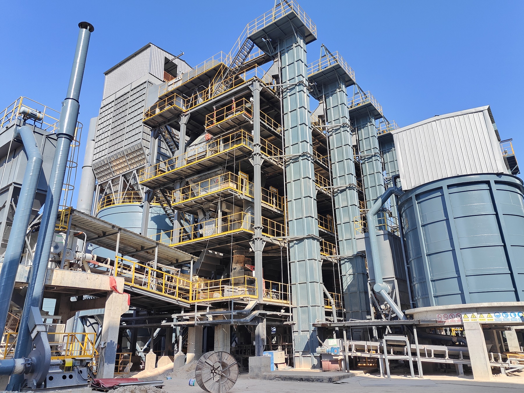 唐山金路v8干式整形砂石同出系統(tǒng)，新型立體化砂石生產模式